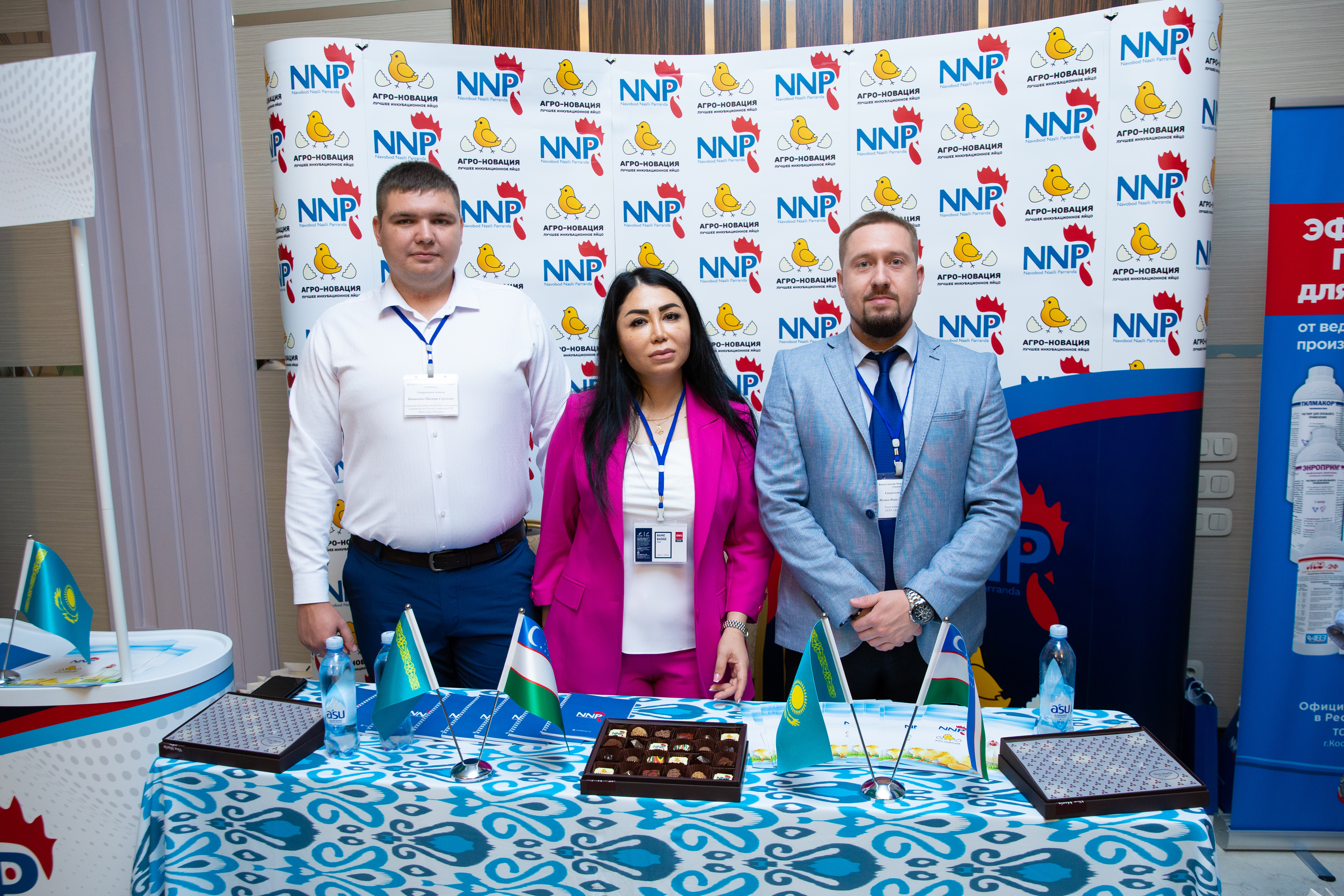 Участие в качестве генеральных спонсоров ООО «Агро-Новация» и Ф/Х «Navobod Naslli Parranda» на IX  Казахстанском Международном форуме птицеводов в 2022 году